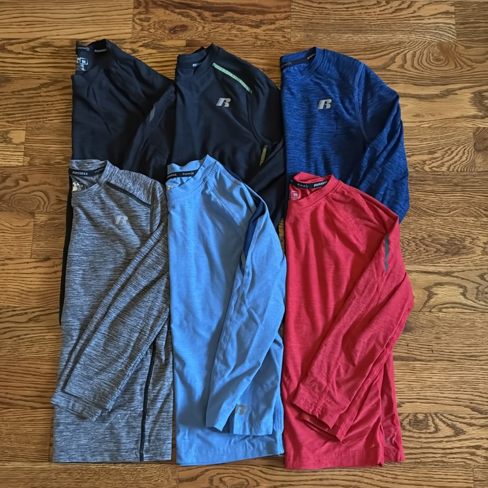Russell Athletic Colorful Long Sleeve Shirt Collection